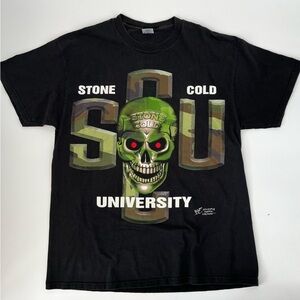 Vintage 1998 Stone Cold University - School of Hard Knocks in Camouflage 24x32